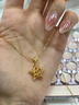 中國黃金（CHINA GOLD）18k金幸運星愿項鏈女K金吊墜生日禮物送女友老婆結婚紀念實(shí)用 精美禮盒-請勿下單 曬單實(shí)拍圖