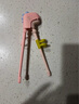 babycare兒童筷子寶寶硅膠訓(xùn)練筷嬰幼兒餐具專用筷 恐龍練習(xí)筷維爾粉 曬單實拍圖