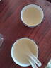 幾物森林 一人食碗碟套裝餐具套裝碗筷組合盤(pán)子碗家用送禮鉆石碗8件套 曬單實(shí)拍圖