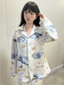康喜月A類(lèi)純棉夾層空氣棉月子服秋冬季產(chǎn)婦待產(chǎn)服產(chǎn)后喂奶哺乳期家居服 萌寵小分隊【A類(lèi)純棉夾層空氣棉】 L碼【適合120-140斤】 曬單實(shí)拍圖