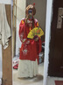 班達熊解雨臣cos服幼年盜墓筆記明制解語(yǔ)花cosplay古風(fēng)卡通周邊c服 解雨臣紅色立領(lǐng)衫+紅色3米裙擺+云肩 S 曬單實(shí)拍圖