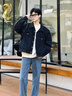 Levi's李維斯25年秋冬新款男士巴恩風(fēng)美式翻領(lǐng)時(shí)尚休閑夾克外套 水洗黑 XL 曬單實(shí)拍圖