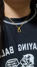 金至尊（3DG Jewellery）實(shí)心黃金吊墜復古雙環(huán)999足金鏈墜不含項鏈送女友生日禮物計價(jià) 金重2.13克（配珠寶禮盒） 曬單實(shí)拍圖