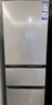 海爾（Haier）217升三門宿舍租房家用小冰箱小型抗菌凈味風(fēng)冷無霜一級能效節(jié)能BCD-217WGHC3E9S9家電國家補(bǔ)貼20% 曬單實(shí)拍圖