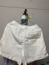 優(yōu)衣庫女裝麻棉短褲/休閑褲子473696 01 乳白色 M /160/66A 曬單實(shí)拍圖