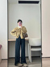 愛(ài)麥依小香風(fēng)短外套女2025夏新款獨特超好看感小個(gè)子韓系外套 淺黃色外套 單件 S 【建議85-95斤】 曬單實(shí)拍圖