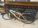 Jeep吉普自行車(chē)平把公路車(chē)鋁合金低跨度男女通勤公路自行車(chē)-小魚(yú)曼塔 奶黃色（開(kāi)箱即騎） M碼（適合身高170-185cm） 24速線(xiàn)碟-休閑運動(dòng) 曬單實(shí)拍圖