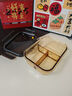 京東京造 飯盒 學(xué)生上班族高硼硅玻璃便當盒微波爐保鮮盒（無(wú)分格1100ml） 曬單實(shí)拍圖