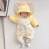 G.DUCKKIDS童裝嬰兒羽絨服冬季新生兒連體衣加絨加厚白鴨絨防風(fēng)保暖寶寶衣服 黃色gaqsoqa（羽絨服） 73 尺碼5-7個(gè)月(建議寶寶13-18斤) 曬單實(shí)拍圖