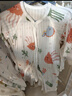 貝瑞加（Babyprints）寶寶連體衣2件裝嬰兒純棉滿(mǎn)月服四季長(cháng)袖哈衣薄款家居睡衣 海梨66 曬單實(shí)拍圖