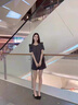 西域駱駝2025新款蝴蝶結瑪麗珍黑色單鞋后拌帶包頭涼鞋女夏綢緞粗跟高跟鞋 黑色【升級版】-駱駝官方品牌官 40 曬單實拍圖