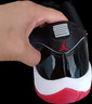 NIKEJordan耐克喬丹AJ11女碼黑紅復刻休閑鞋大童運動(dòng)鞋FV5121-006 35.5 曬單實(shí)拍圖