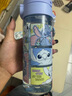 迪士尼（Disney）夏季水杯兒童喝水杯高顏值小學(xué)生上學(xué)專用水杯防摔帶手提繩 曬單實(shí)拍圖