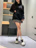 CHERY KALLY【沈夢(mèng)辰同款】輕奢女鞋厚底小白鞋女2025新款板鞋子松糕鞋 CHERY&KALLY 白黑色 38 曬單實(shí)拍圖