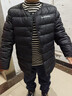 波司登（BOSIDENG）25新款輕薄羽絨服男女兒童款5A抗菌90絨圓領(lǐng)內膽保暖百搭外套 黑色8056囤貨拍大 130 /64 約 115-130cm 26kg 曬單實(shí)拍圖