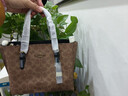 COACH/蔻馳 官方授權 女士簡(jiǎn)約通勤單肩斜挎手提包情人節禮物 卡其色配黑色CV965IMQRX 曬單實(shí)拍圖