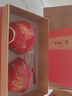 拓進(jìn)德國(guó)進(jìn)口品質(zhì)龍鳳喜碗對(duì)碗一對(duì)結(jié)婚碗筷套裝陪嫁妝新婚禮物送新人 新款龍鳳碗*2+合金筷勺+花邊盤(pán)【 曬單實(shí)拍圖