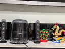 哈曼卡頓水晶4代桌面藍(lán)牙音箱  電腦通用雙聲道 Soundsticks4 電腦音箱桌面藍(lán)牙音箱氛圍燈音響七夕禮物 水晶4 黑色款 曬單實拍圖