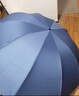 天堂 雙人晴雨傘三折 晴雨傘三折10骨超大加固黑膠防曬傘 深邃藍 曬單實拍圖