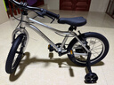 Montresor萌獸兒童自行車(chē)男女小孩3-6-7-8歲鋁合金超輕學(xué)生單車(chē)16寸閃光銀 曬單實(shí)拍圖
