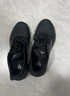 阿迪達斯（adidas）男女情侶鞋輕便耐磨透氣休閑運動(dòng)鞋跑鞋JH5150 黑色 43 曬單實(shí)拍圖