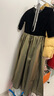 衣諾坊女童禮服長(cháng)裙兒童花童女孩演出服 香檳金長(cháng)裙150cm 曬單實(shí)拍圖