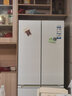 海爾（Haier）【山茶花系列超薄零嵌】418升十字對(duì)開(kāi)門(mén)594mm風(fēng)冷無(wú)霜一級(jí)變頻家用大容量電冰箱60厘米國(guó)家補(bǔ)貼20 BCD-418WGHTDB9WVU1 曬單實(shí)拍圖