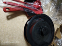 特福（Tefal）鍋具套裝百變鍋可拆卸煎炒鍋有鈦不粘鍋六件套千葉玫瑰紅 曬單實(shí)拍圖