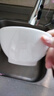 潔雅杰陶瓷碗家用米飯碗釉下彩5.5英寸飯碗小碗面碗餐具套裝6只裝純白 曬單實(shí)拍圖