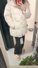 冰潔BINJORA 25冬新款95絨羽絨服女短款立領(lǐng)面包服保暖外套 J5400DO50 櫻縵粉 S 160/84A 【體重約50-65KG】 曬單實(shí)拍圖