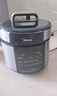 美的（Midea）電壓力鍋電高壓鍋高壓電飯鍋微壓電飯煲6升0涂層304不銹鋼不粘家用加深雙內膽3-12人煲湯燉肉煮飯 【少鹽提鮮】0涂層不銹鋼 6L 曬單實(shí)拍圖