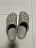 crocs卡駱馳洞洞鞋貝雅男鞋女鞋輕便耐磨一腳蹬拖鞋休閑鞋|10126 卵石色-2V3 41 /42(260mm) 曬單實(shí)拍圖