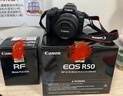 佳能（Canon）EOS R50 小型便攜 搭載多種智能化自動(dòng)拍攝功能 RF-S18-45鏡頭 微單數碼套機 黑色 曬單實(shí)拍圖