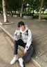 花花公子（PLAYBOY）鞋子男鞋2025秋季板鞋男士百搭休閑小白鞋時尚運動鞋 時尚白色 42 曬單實拍圖