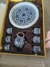 艾瑩嘉景德鎮陶瓷茶具套裝家用雙層防燙茶杯客廳辦公室青花瓷茶盤(pán)釉中彩 纏枝蓮茶具套裝（禮盒）-美體壺 曬單實(shí)拍圖