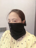 鑫蕓拓圍脖冬季男保暖脖套女加絨加厚防寒面罩騎行防風(fēng)護臉護頸保暖圍巾 圍脖-黑色 曬單實(shí)拍圖