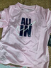NIKE3BRAND 耐克童裝女童短袖T恤DRI-FIT速干科技25夏季運動(dòng)短T 曬單實(shí)拍圖