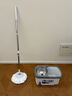 大衛(wèi)旋轉(zhuǎn)拖把36cm桿伸縮99-127cm 2頭加厚拖布  D10雙驅(qū)動(dòng)免手洗 曬單實(shí)拍圖