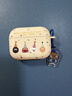 Smorss適用AirPods Pro三代保護套硅膠耳機保護殼 全包防摔減震防塵卡通男女高級感磨砂軟殼 餅干甜甜圈 曬單實(shí)拍圖