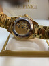 勞力士王子瑞士手表男款機械表時(shí)尚夜光防水名牌鏤空飛輪鎢鋼帶男表十大品牌 R3186金殼金面【進(jìn)口機芯】 質(zhì)保終身 40mm 曬單實(shí)拍圖