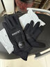 騎行手套男自行車(chē)摩托車(chē)防風(fēng)防潑水秋冬山地公路車(chē)觸屏保暖手套女 暗夜黑 均碼 曬單實(shí)拍圖