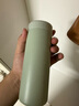 米家 保溫杯 316不銹鋼水杯 男女士杯子 大容量茶杯便攜 350ml綠色 曬單實拍圖