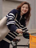 鹿依檸休閑褲女裝套裝2025秋冬新款韓版時尚減齡學(xué)院風(fēng)休閑顯瘦牛仔褲子 條紋毛衣+牛仔褲子 M 曬單實拍圖