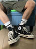 匡威（Converse）官方Chuck 70 Plus男女解構(gòu)高幫運(yùn)動鞋黑色A00916C A00916C 42.5 曬單實(shí)拍圖