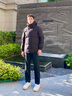 雪中飛短款羽絨服男士冬季保暖御寒羽絨衣時尚潮流上衣戶外情侶款外套 曬單實拍圖