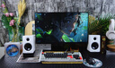漫步者（EDIFIER）N300 電腦音響 家用桌面音箱 有源2.0藍(lán)牙音箱電視音響 雙金標(biāo)HIFI音質(zhì) 精致小巧大功率臺(tái)式機(jī)音響 絲綢白【視聽美學(xué)】+腳墊+音頻線 曬單實(shí)拍圖