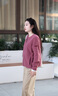 AIGLE【25年秋季新品】艾高全拉鏈厚實(shí)防風(fēng)抓絨衣女運動(dòng)休閑外套 蔓越莓色 BK105 建議拍大 40 170/92A 曬單實(shí)拍圖