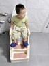 灝琦兒童馬桶輔助器階梯3-6歲寶寶馬桶坐圈女孩男孩嬰兒坐便器可折疊 【PU軟墊款】椰殼棕 曬單實(shí)拍圖