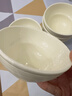 浩雅釉下彩陶瓷餐具家用飯碗湯碗面碗米蘭4.5英寸螺旋飯碗6個(gè)裝 曬單實(shí)拍圖