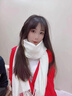 CharisKitty小c&k圍巾女2025新款秋冬季圍脖男款保暖韓系高級感生日七夕禮物 CK圍巾-白色【節(jié)日限定禮盒包裝】 曬單實拍圖